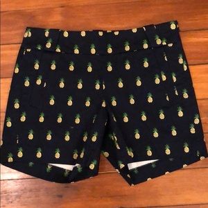 Brand New J Crew Chino short with pineapples 🍍